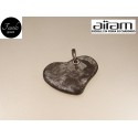 Cuore "camouflage" - ciondolo -