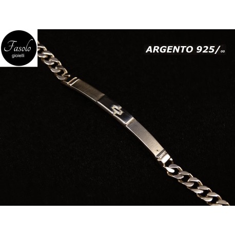 Bracciale piastra satinata
