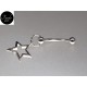 Piercing da Ombelico a STELLA in oro bianco. Fasolo Gioielli Torino