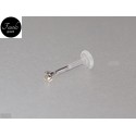 Piercing da LABBRO con zircone