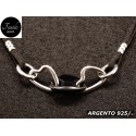 Collana con onice e nappa