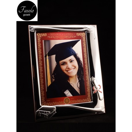 Cornice Argento e Legno