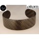 Bracciale in carbonio - altezza 2,5 cm. - Python - Fasolo Gioielli Torino
