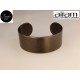 Bracciale in carbonio - altezza 2,5 cm. - Silk - Fasolo Gioielli Torino -