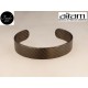 Bracciale in carbonio - altezza 1,5 cm. - Fibra Fine - Fasolo Gioielli Torino