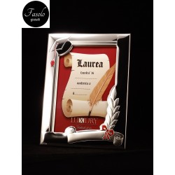 Cornice LAUREA Argento e Legno