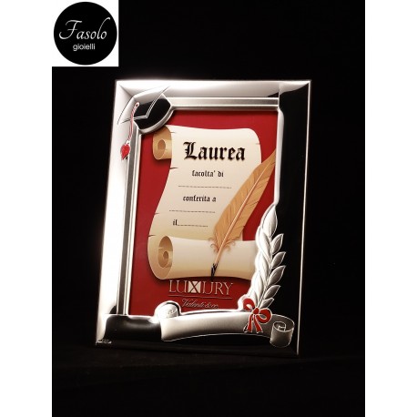 Cornice LAUREA Argento e Legno