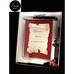 Cornice LAUREA Argento e Legno