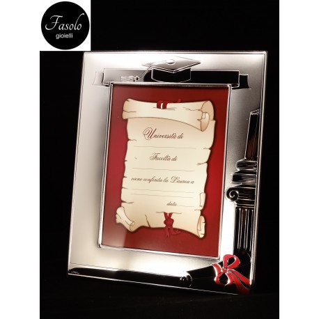 Cornice LAUREA Argento e Legno
