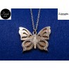 Collana lunga con FARFALLA bicolore
