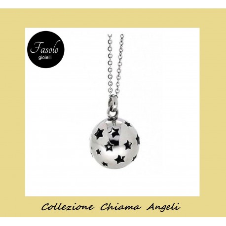 Collana Chiama Angeli traforata con stelle. Vendita on line. Manuel Zed