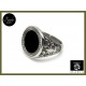 Anello tondo nero