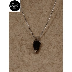 Collana con goccia in ONICE