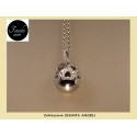 Ciondolo CHIAMA ANGELI CUORI in argento e zirconi
