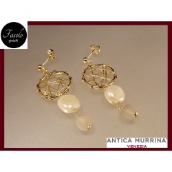 ORECCHINI TOP NATURAL CIRCLE