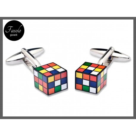 GEMELLI DA POLSO CUBO MAGICO