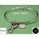 NODO INFINITO / UNIONE rosè bracciale Kidult Torino. Vendita online. Fasolo Gioielli