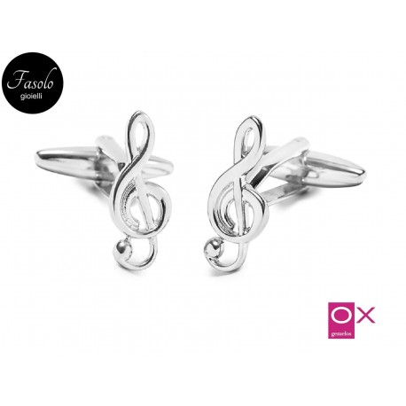 GEMELLI DA POLSO CHIAVE DI VIOLINO